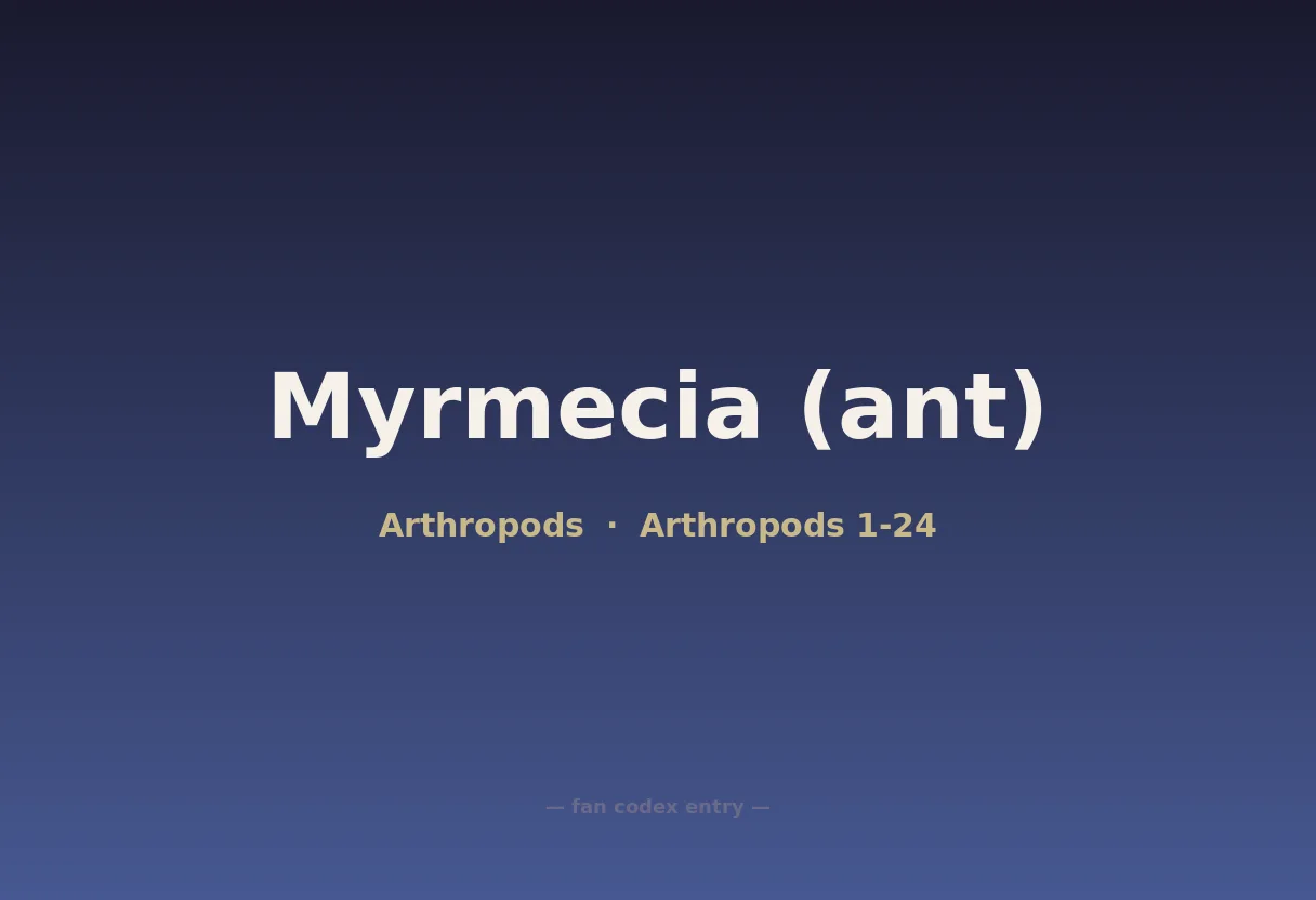 Myrmecia (ant)