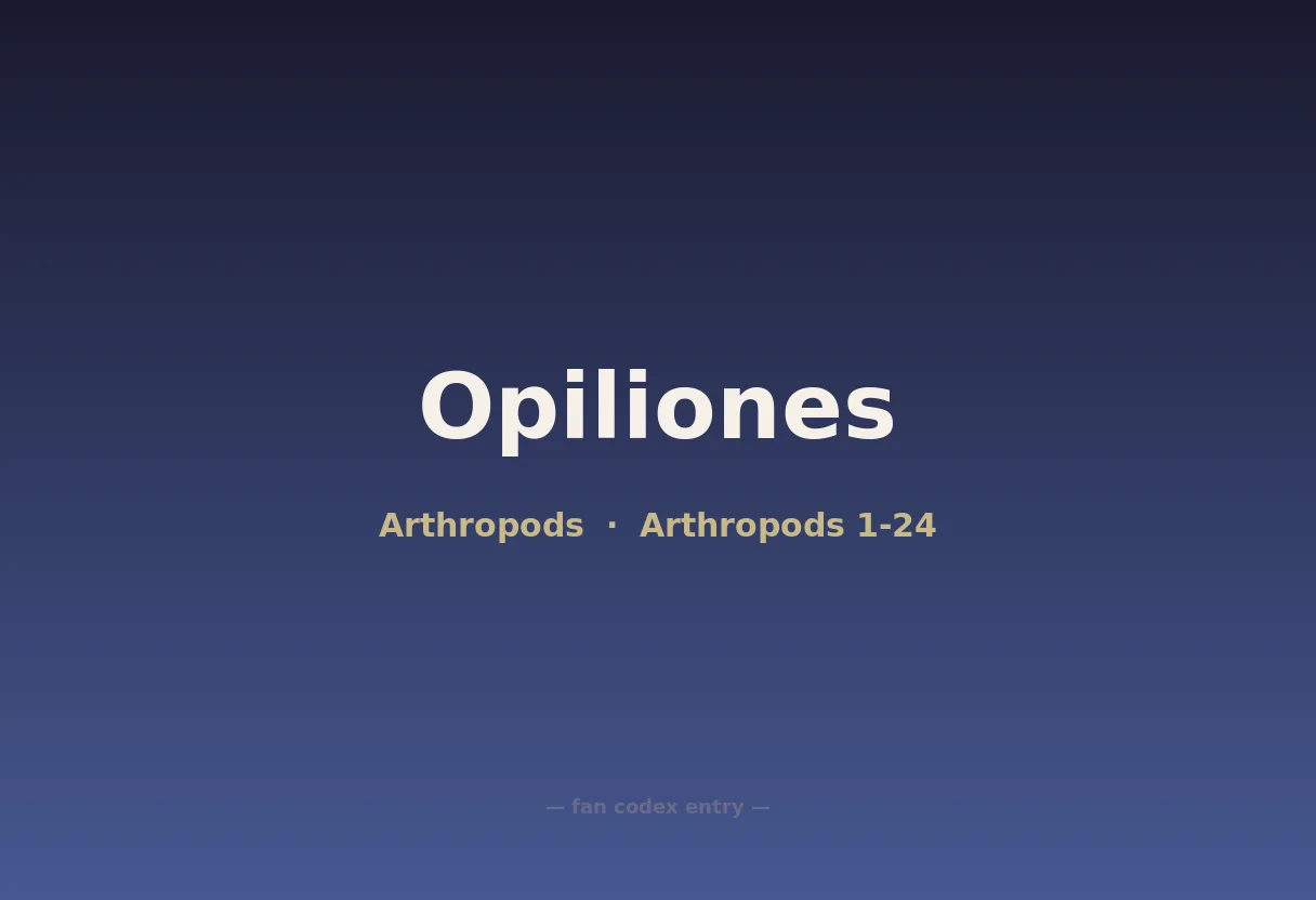 Opiliones