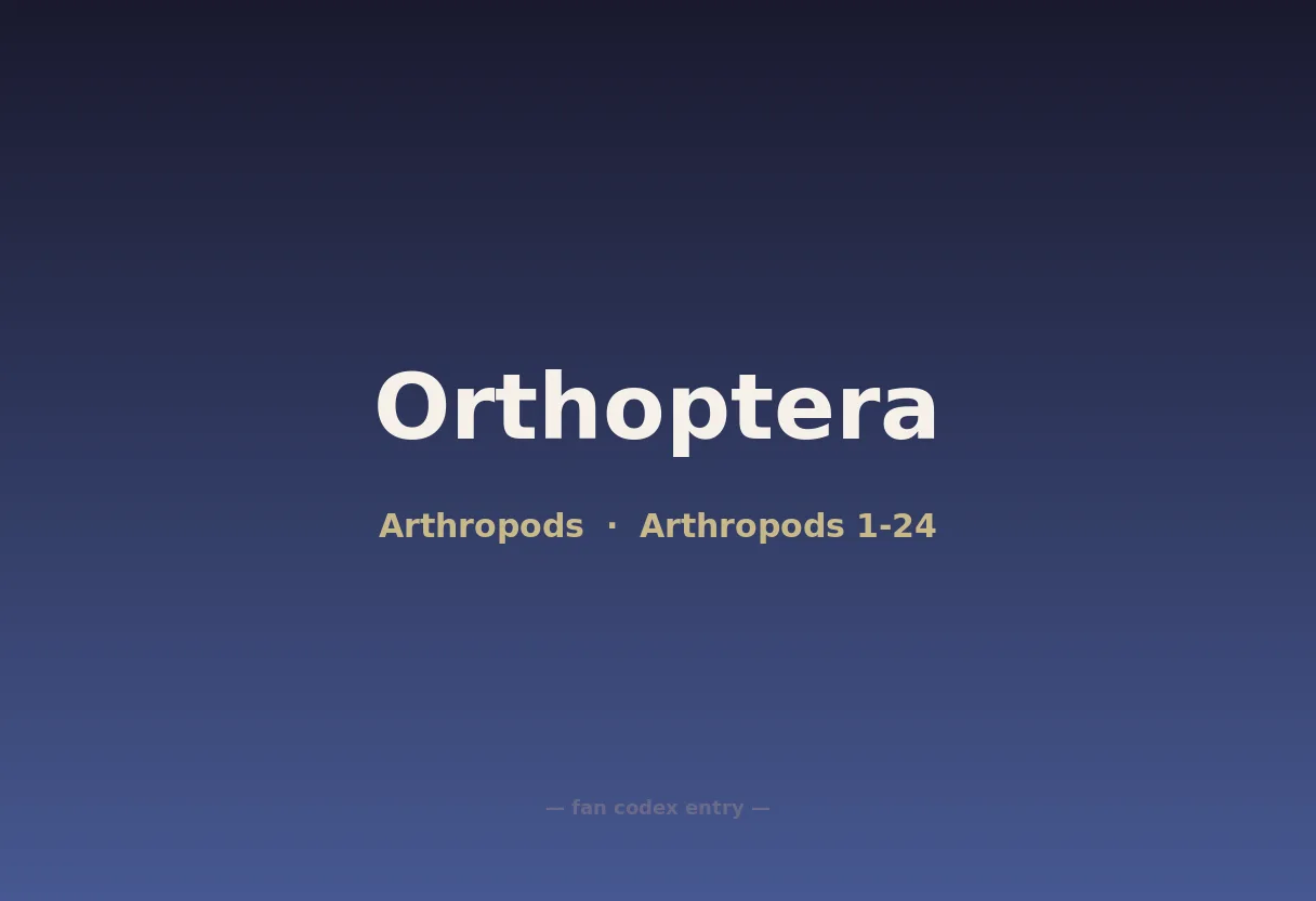 Orthoptera
