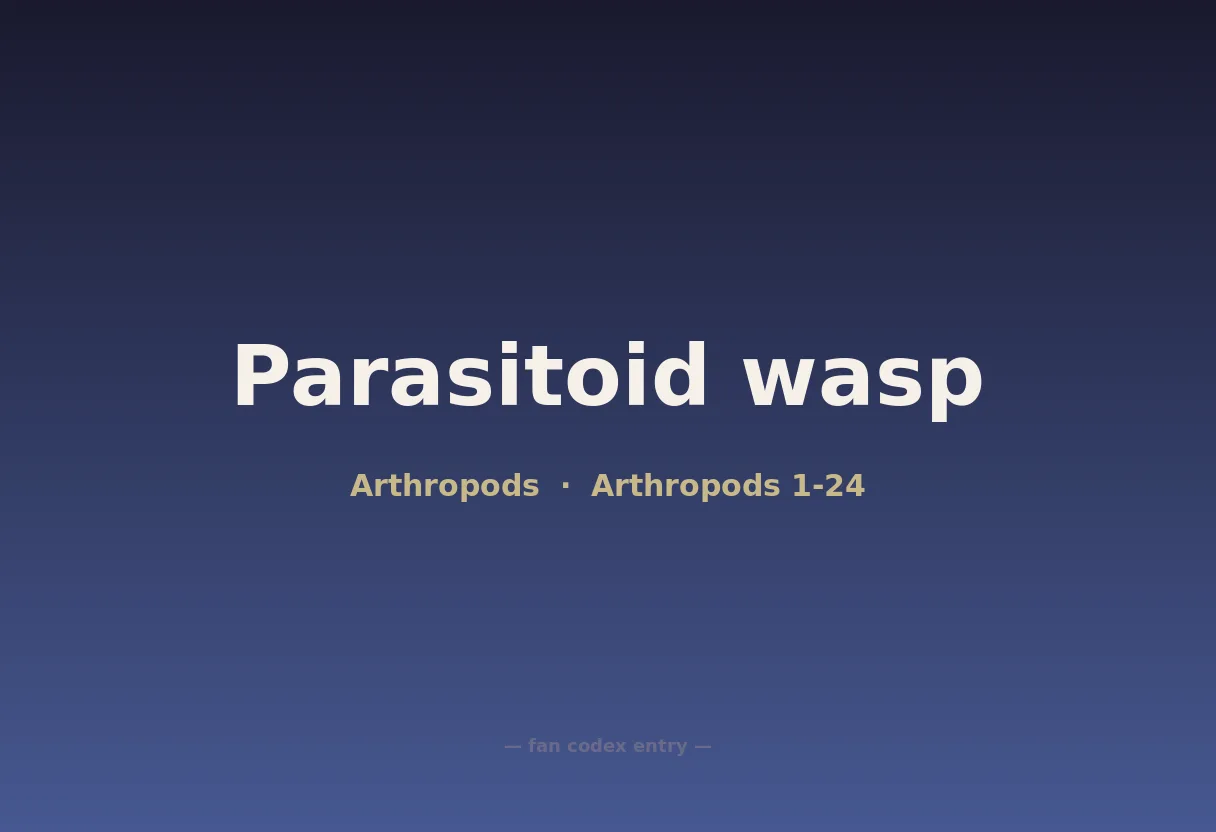 Parasitoid wasp