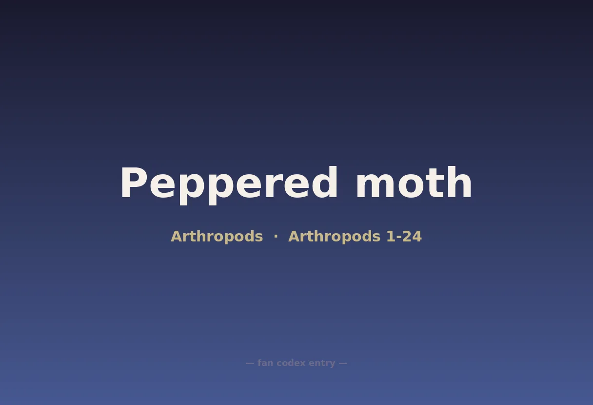 Peppered moth
