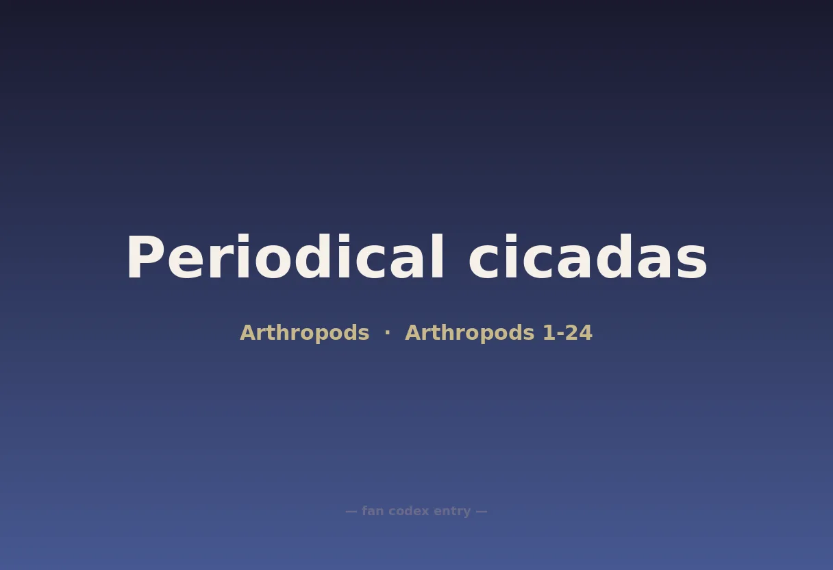 Periodical cicadas